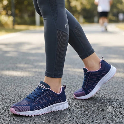 Women's Breathable Casual Fashion Sneakers Sellena Breathable Fashion Casual Women's Sneakers Blue Wolf Store 