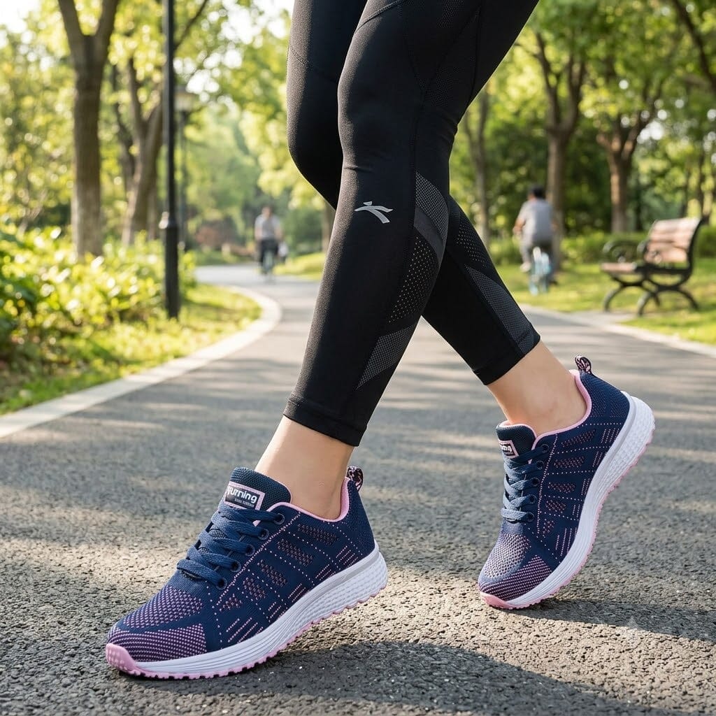 Women's Breathable Casual Fashion Sneakers Sellena Breathable Fashion Casual Women's Sneakers Blue Wolf Store 