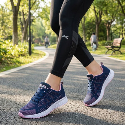 Women's Breathable Casual Fashion Sneakers Sellena Breathable Fashion Casual Women's Sneakers Blue Wolf Store 