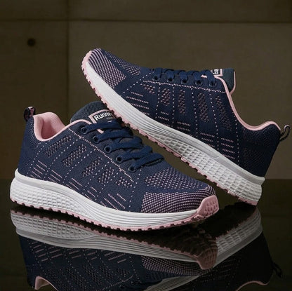Women's Breathable Casual Fashion Sneakers Women's Breathable Casual Fashion Sneakers Blue Wolf Store 
