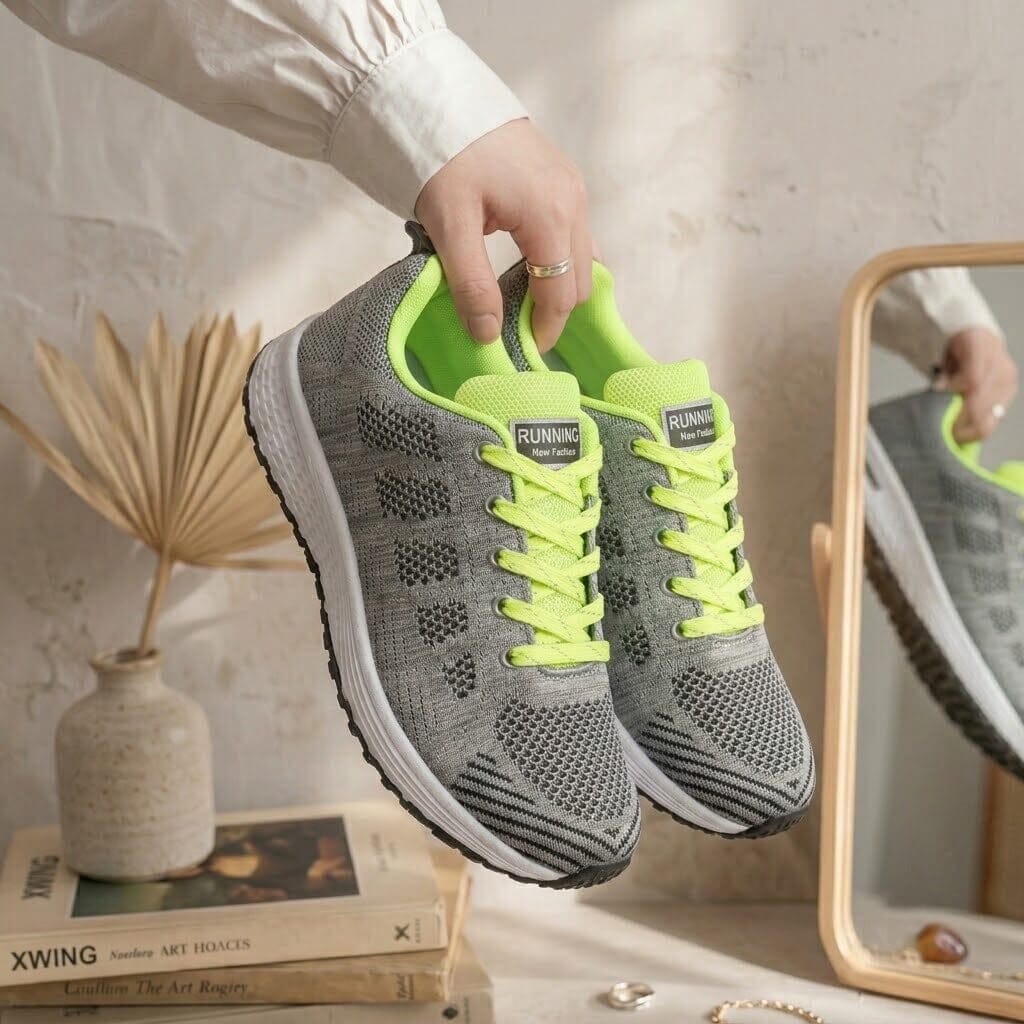 Women's Breathable Casual Fashion Sneakers Women's Breathable Casual Fashion Sneakers Blue Wolf Store 