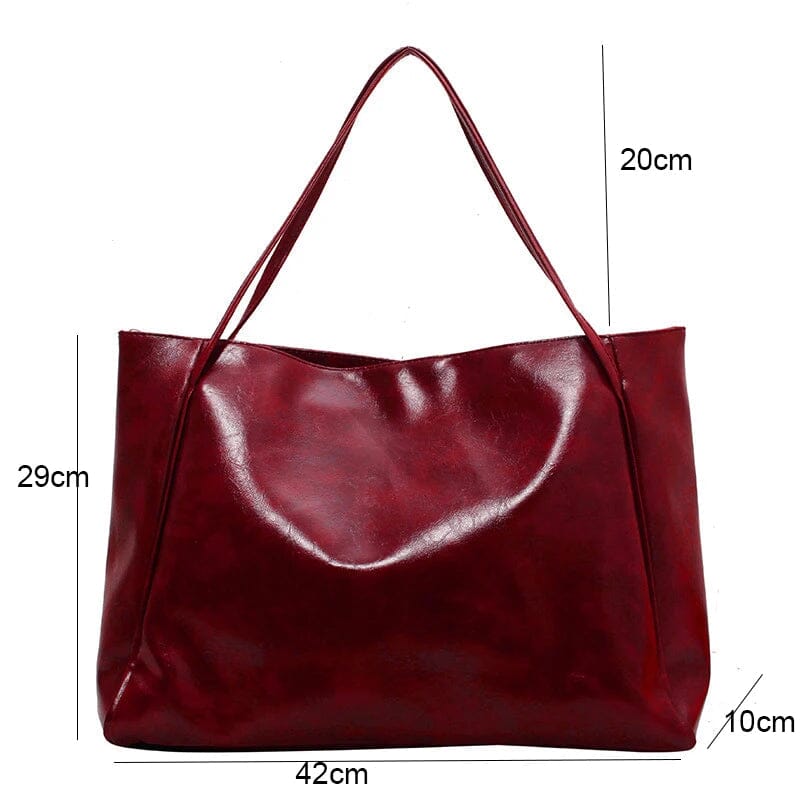 Bolso de mano de piel para mujer 