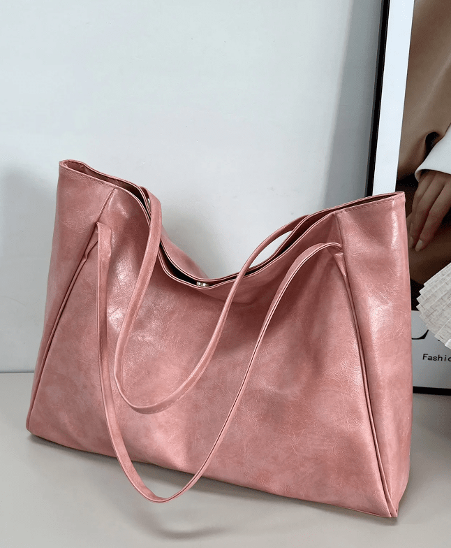 Bolso de mano de piel para mujer 