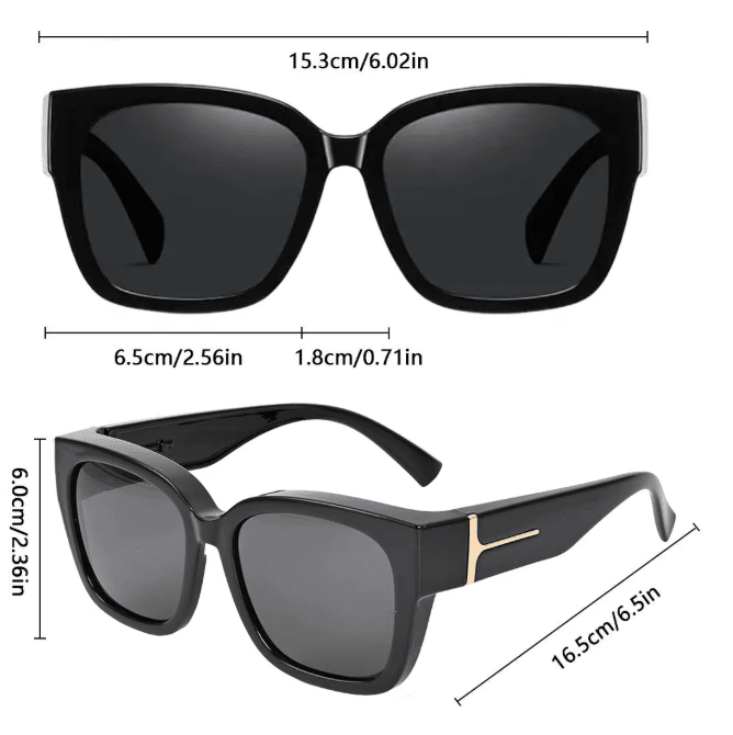 Women's Polarized UV400 Fit-Over Sunglasses for Prescription Glasses | ZEYLAS Women's Polarized UV400 Fit-Over Sunglasses for Prescription Glasses | ZEYLAS Blue Wolf Store 