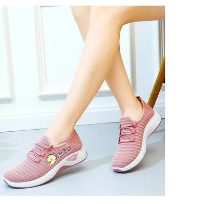 Women's Shoes Autumn New Style True Fly Weaving Old Beijing Cloth Shoes Little Daisy Women's Casual Sports Shoes Walking Shoes Blue Wolf Store 