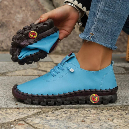 Women's Soft Leather Sneakers Women's Soft Leather Sneakers Blue Wolf Store 