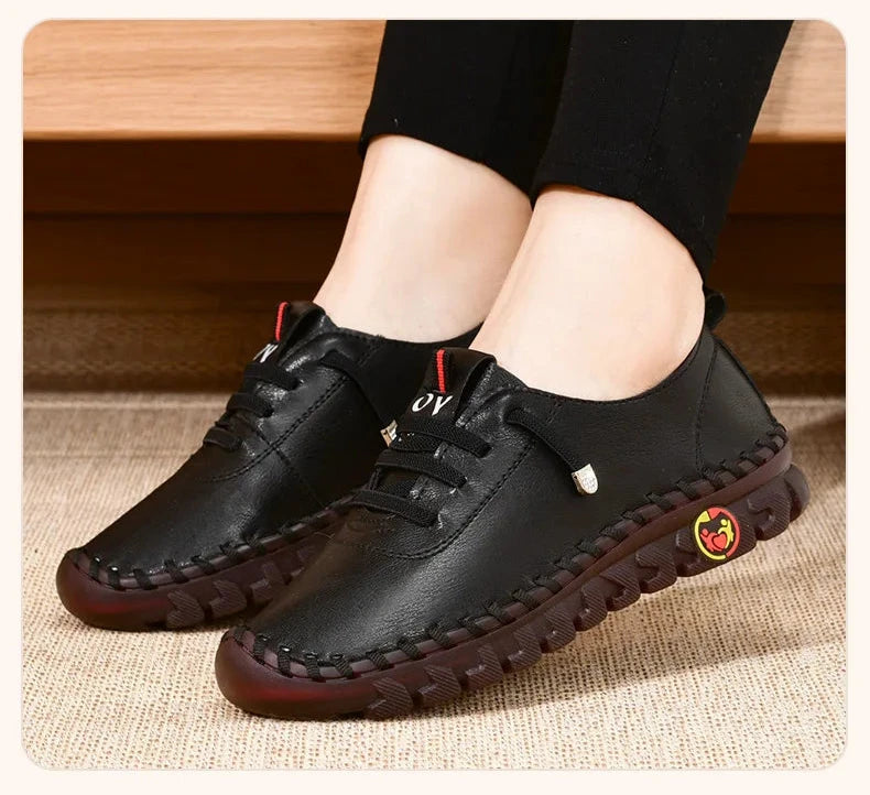 Women's Soft Leather Sneakers