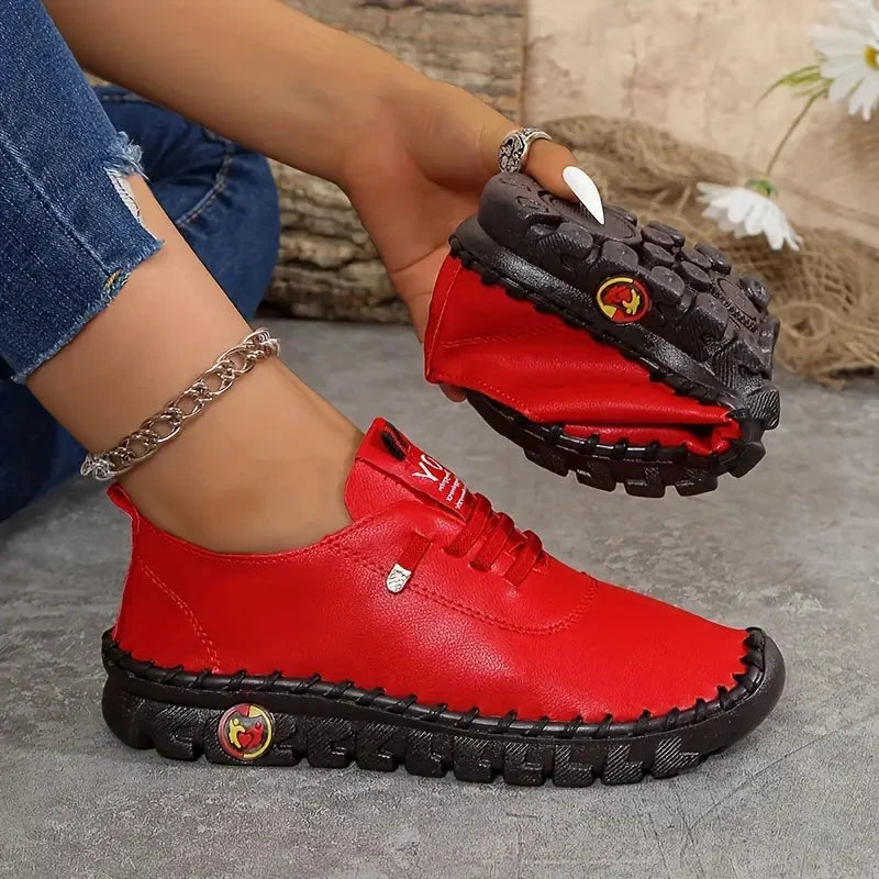 Women's Soft Leather Sneakers Women's Soft Leather Sneakers Blue Wolf Store 