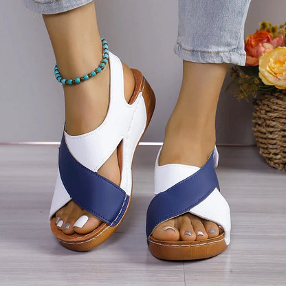 Zenya Dash — Platform Wedge Sandals Zenya Dash — Platform Wedge Sandals Blue Wolf Store 