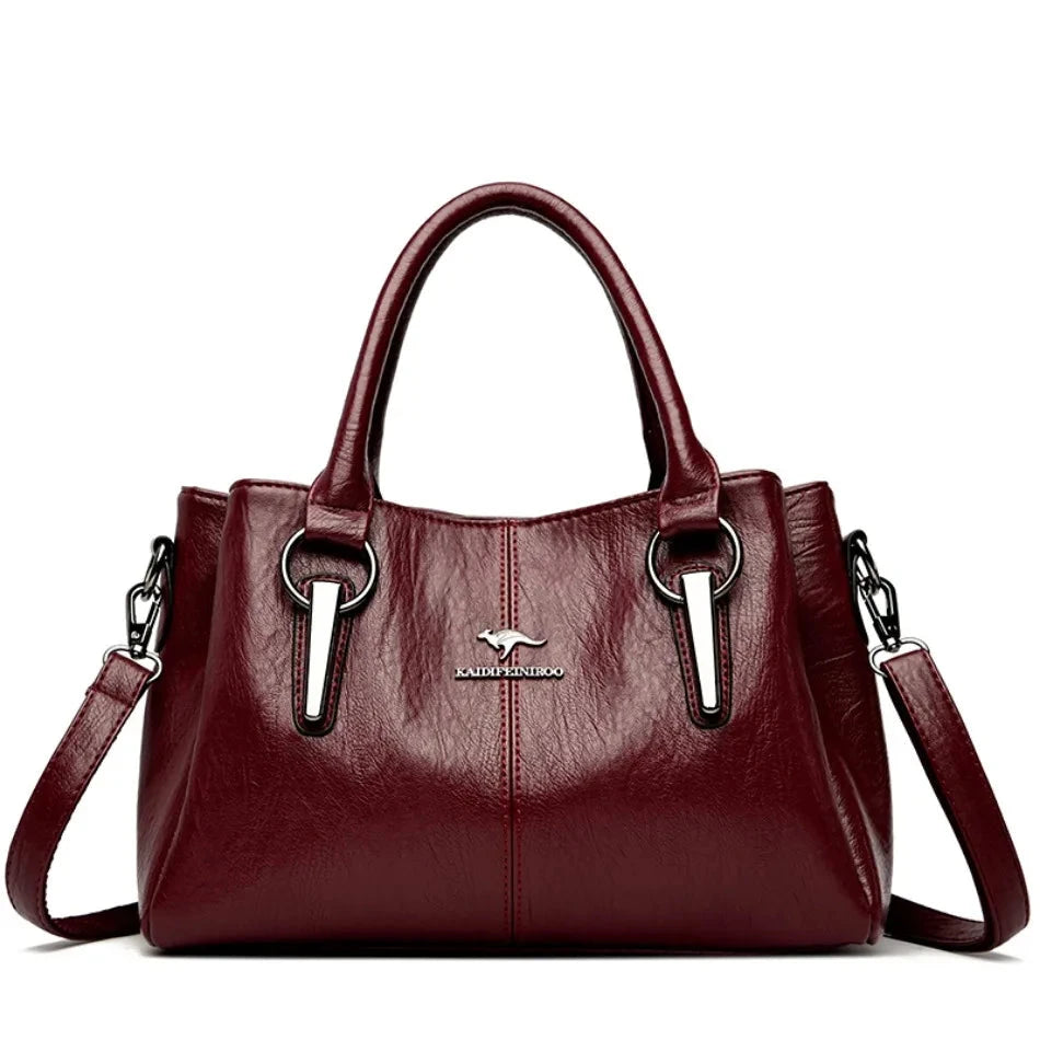 Zephire Elegance Women's Leather Bag Zephire Elegance Women's Leather Bag Blue Wolf Store 