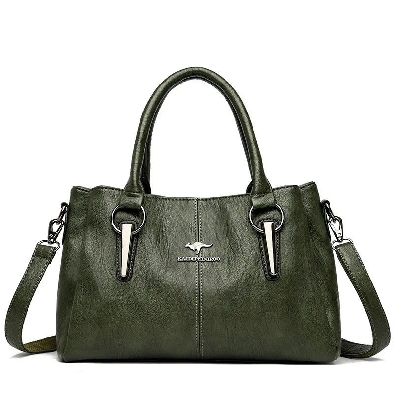 Zephire Elegance Women's Leather Bag Zephire Elegance Women's Leather Bag Blue Wolf Store 