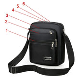 BLACK 6-ZIPPER