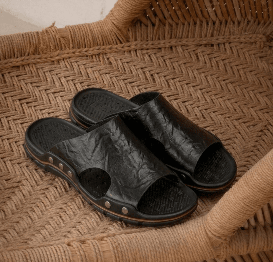 ZYNTRA - Breathable Leather Sandal ZYNTRA - Breathable Leather Sandal Blue Wolf Store 